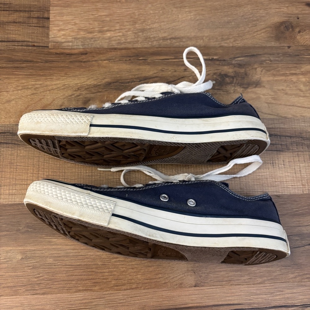 Converse Chuck Taylor All Star Low Canvas Sneakers Shoes Dark Blue Women’s - Picture 9 of 9